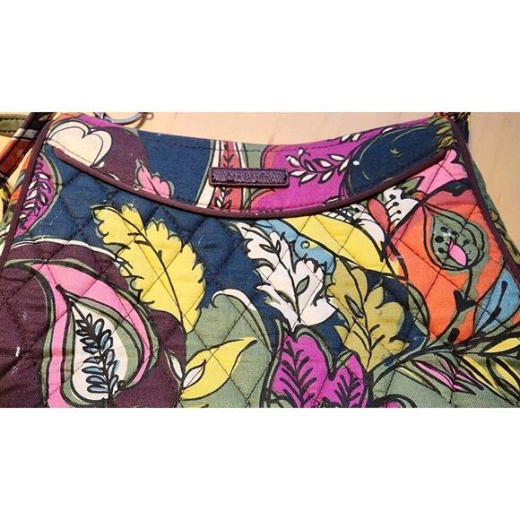 Vera Bradley Jazzy Blooms Crossbody Handbag Very Clean! - Picture 2 of 5